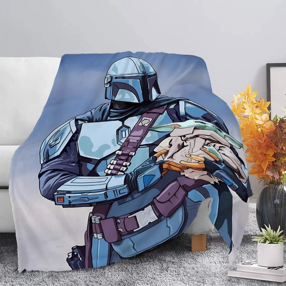 Hot Classic Movies w-w-Wars Printed Picnic Blankets-StarS Warm Blanket Soft and Comfortable Blanket Home Travel Birthday Gift 6