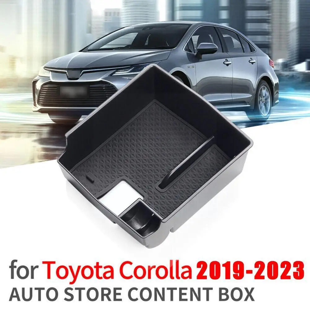 

Car Central Armrest Storage Box Center Console Tray Organizer For Toyota Corolla 2019-2023 Auto Interior Accessories H4F8
