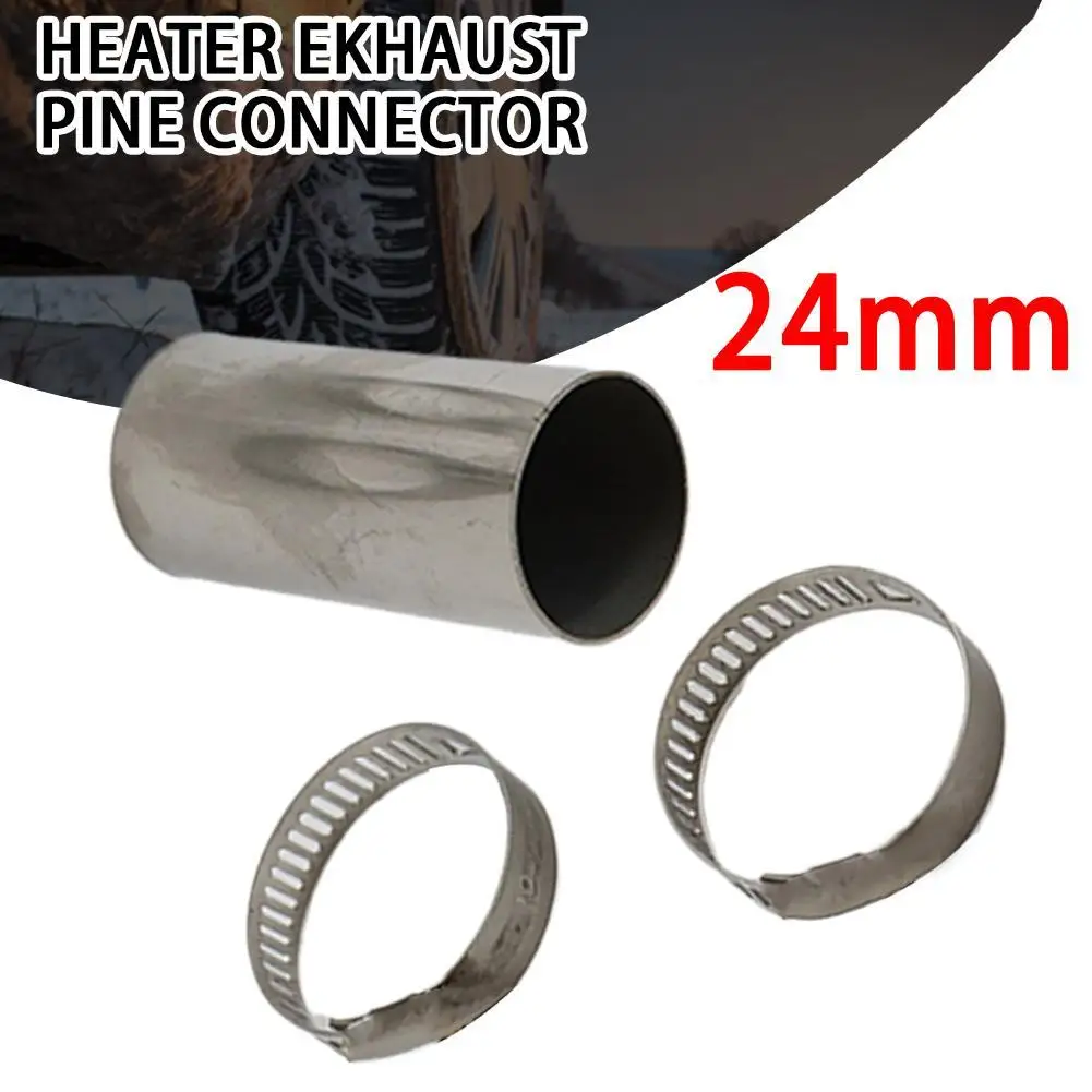 4mm Heater Exhaust Pipe Connector Air Parking Heater Stainless Steel Gas Vent Hose With Clamps For Eberspacher