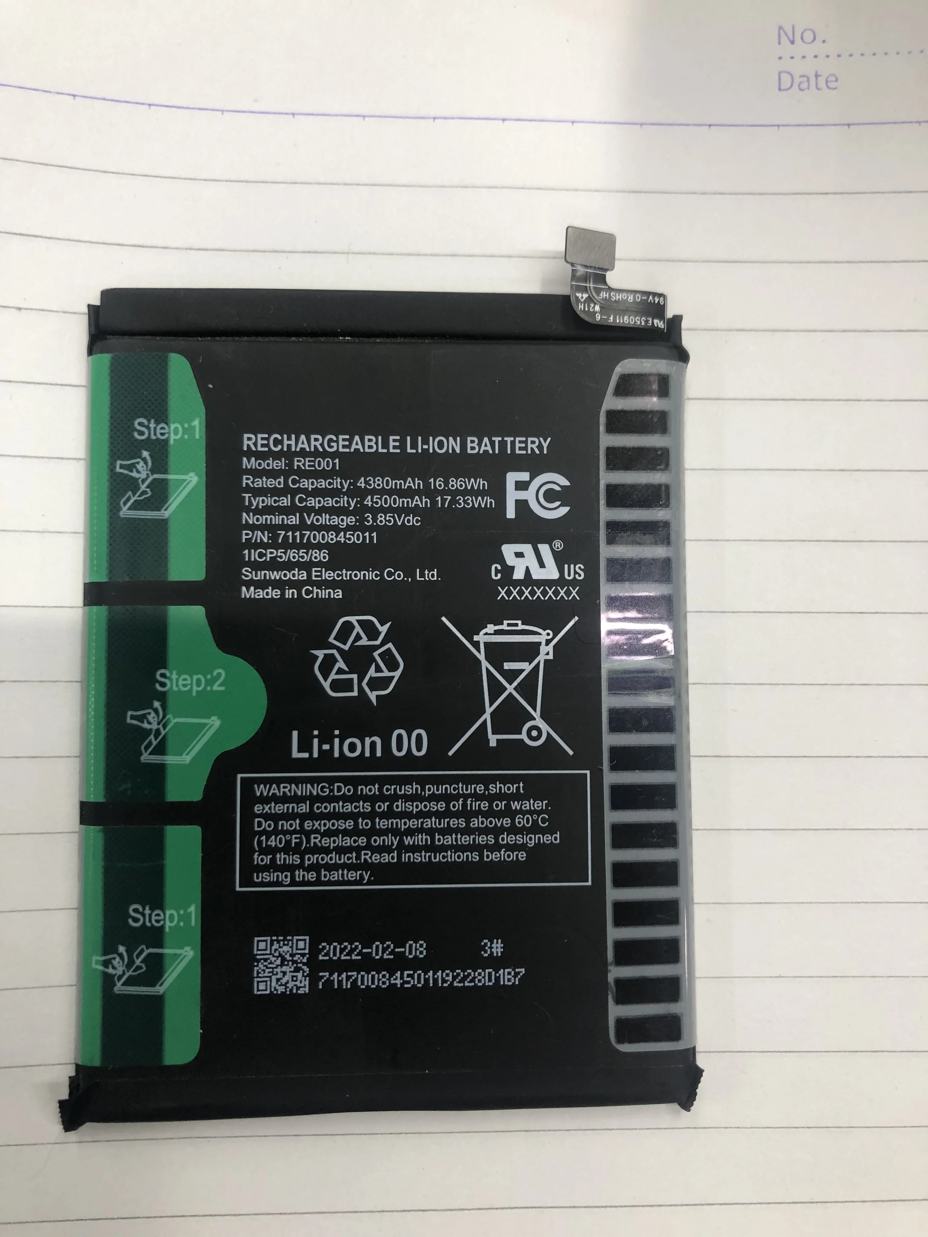 

RE001 Battery for 4380MAH/4500MAH Mobile Phone Battery