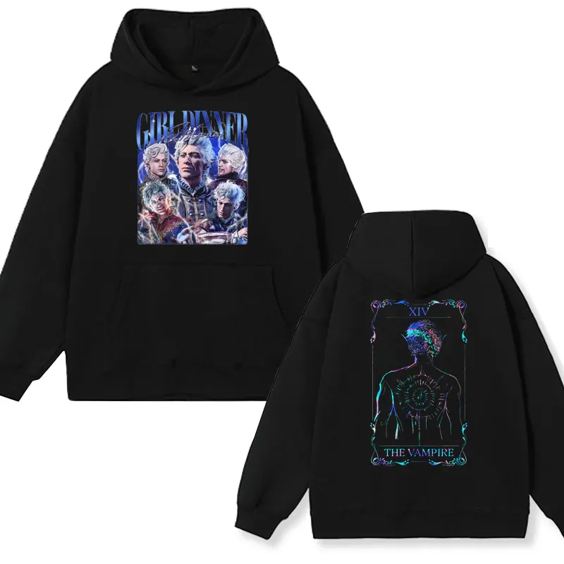 Limited Astarion Baldurs Gate 3 Hoodies Me'sn Women's Fashion Long Sleeve Oversized Sweatshirts Unisex Y2k Streetwear Pullover