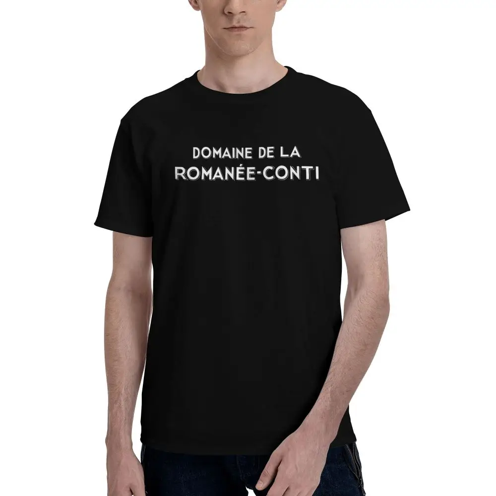 Maglietta Romanee Conti Fashion Maglietta Da Uomo In Cotone Stampato Maglietta Da Uomo Divertente Maglietta A Maniche Corte