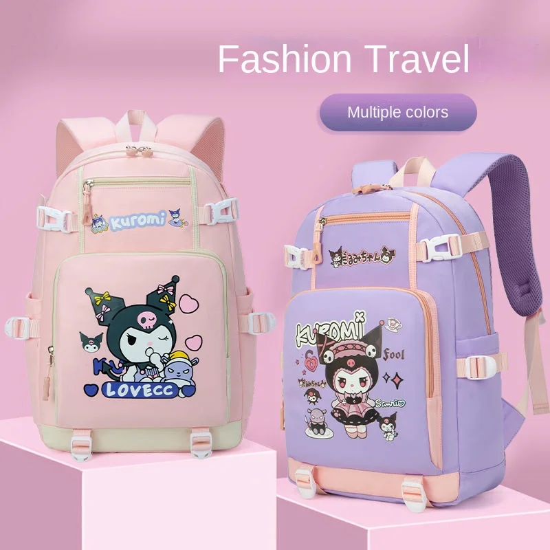 

Sanrio Cinnamoroll Babycinnamoroll Clow Schoolbag M Student Large Capacity Female Double Backpack Girls New
