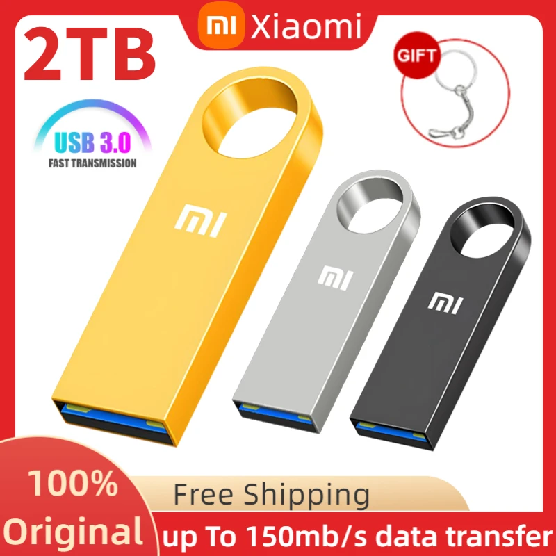 Xiaomi 2Tb 1Tb Pen Drive Usb 3.0 Chiavette Usb Memory Stick Metal Pendrive Memoria Usb Stick Memoria Usb Per Laptop Pc Phone