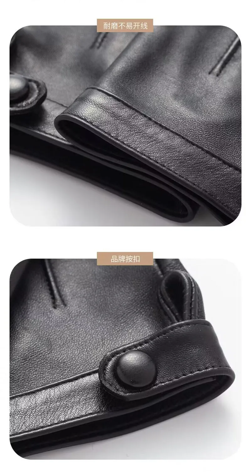 Fashion Half Finger Short Thin Punk PU Leather Gloves For Women Outdoor Driving Cycling Touch Screen Motorcycle Sports Fitness