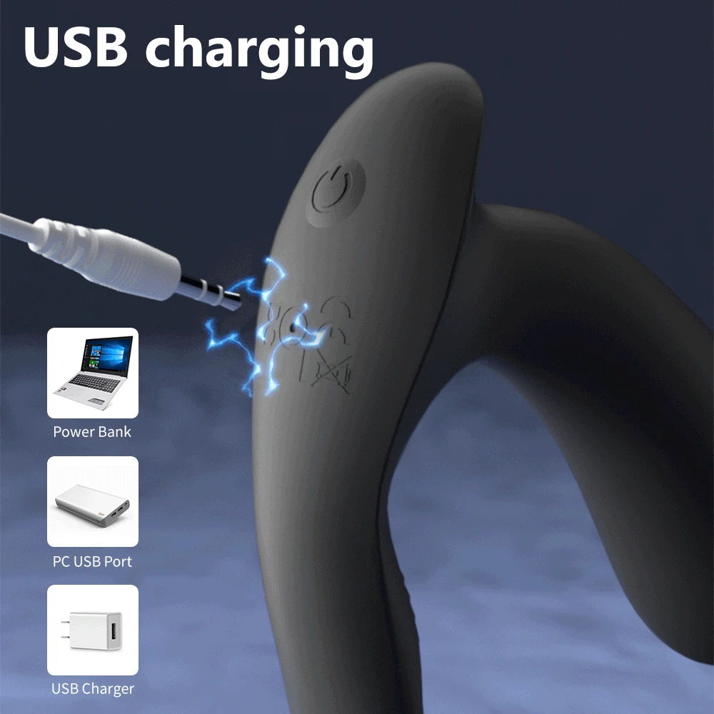 Drahtloser Prostatamassager Mit Analplug Für Männer_voghion.com