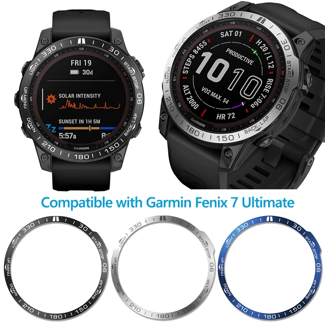 Smart Watch Scale Metal Bezel Compatible for Garmin Fenix 7/7S/7X Watch  Bezel Smartwatch Accessories