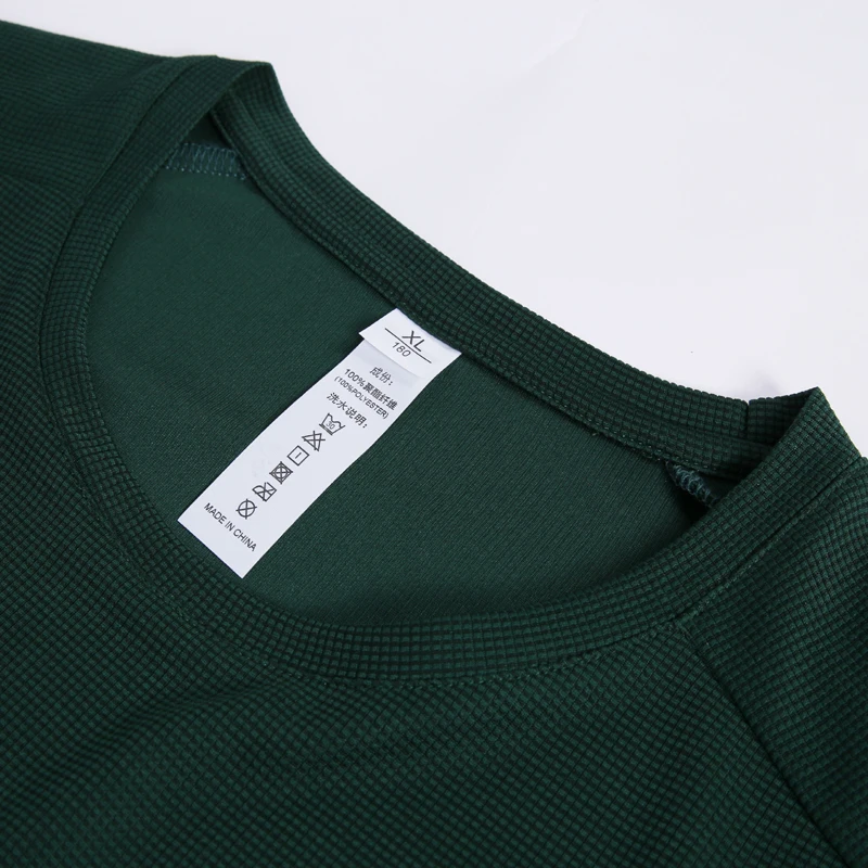 Running Tshirts Training Fitness Men Workout Quick Dry Short Sleeve Causal Sports Breathable Jerseys Solid Color New Polyester T 6
