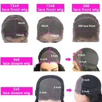 Perruque sans colle vague profonde 100% cheveux humains 6x4 5x5 dentelle fermeture perruque brésilienne Remy cheveux porter et aller perruques de cheveux humains pour les femmes 6