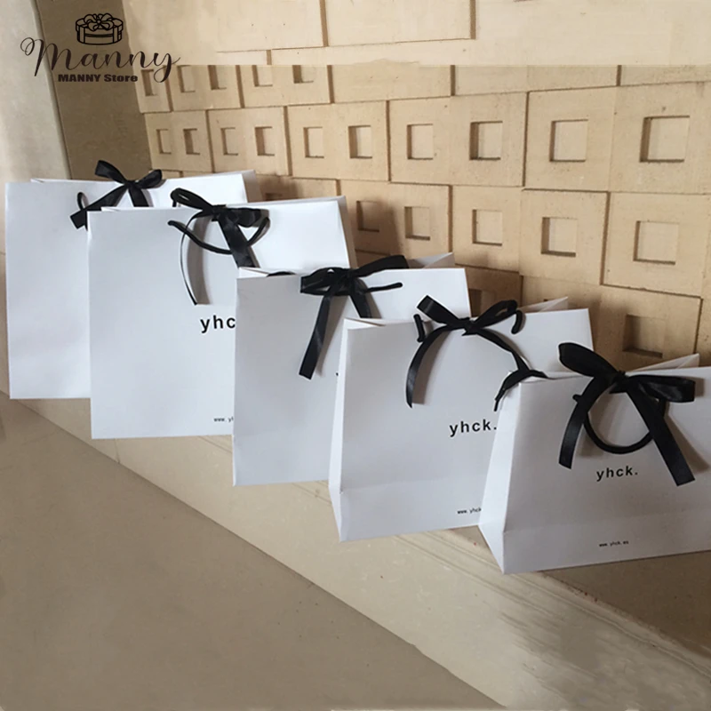 100x Paper Bag Gift Boxes Commodity Packaging Handbag Customize Logo With Frame ,Shopping Promotion Bags Wedding Gifts Wrapping 32 Scdea026b1189441f89e12a74abb810d3G