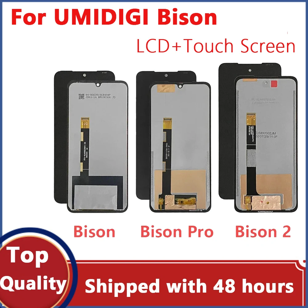 

For UMIDIGI BISON LCD Display+Touch Screen Digitizer Original LCD Screen For UMIDIGI Bison 2 Pro GT2 GT2 Pro X10 LCD Display