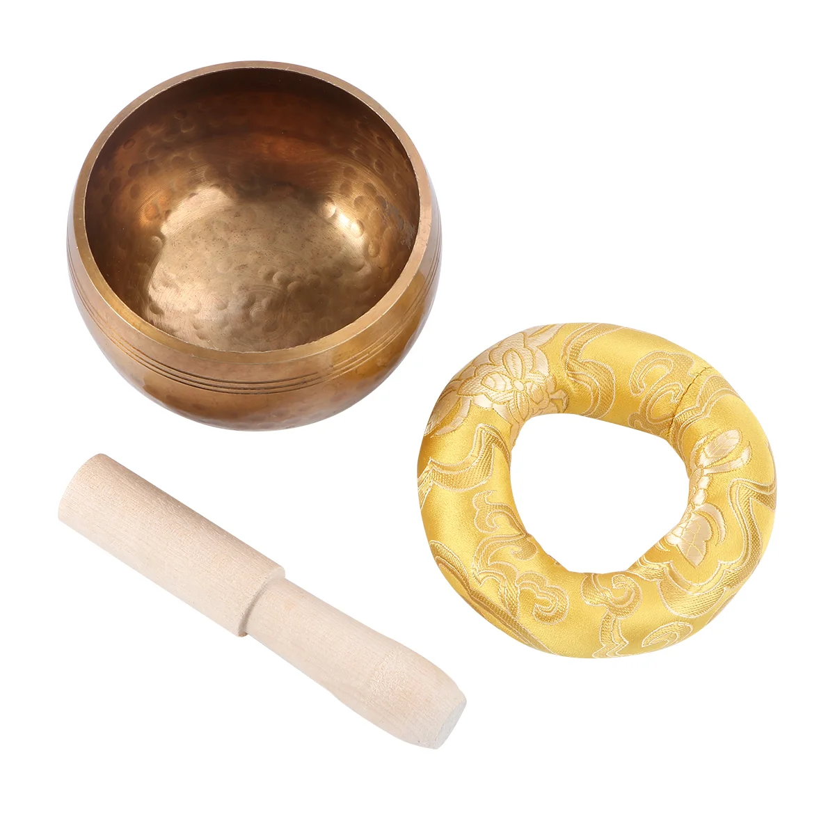 

Tibetan Singing Bowl Meditation Bowl with Mallet for Meditation Yoga Relaxation Chakra Prayer and Mindfulness with Wood Gasket