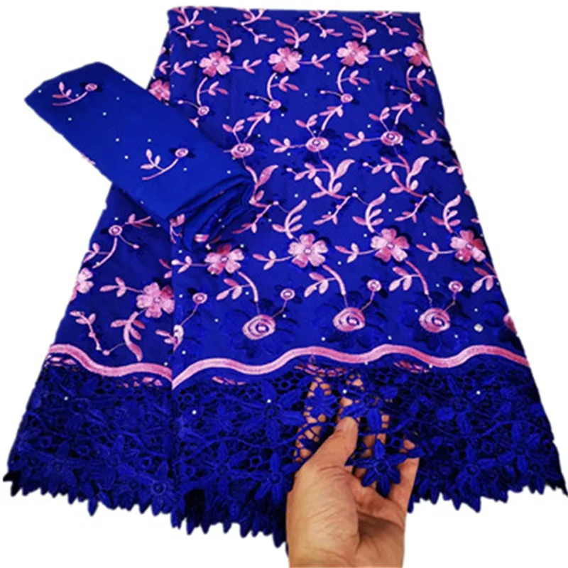 

Африканская кружевная ткань 2022, Высококачественная швейцарская ткань из 100% хлопка с вышивкой, платья для женвечерние F12108