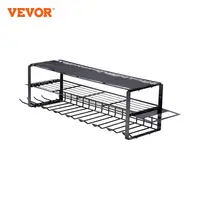 VEVOR 3 Layers Power Tool Organizer Wrench Wall Mount Holder Workshop Storage Rack Garage Metal Shelf for Screwdriver Tools 1