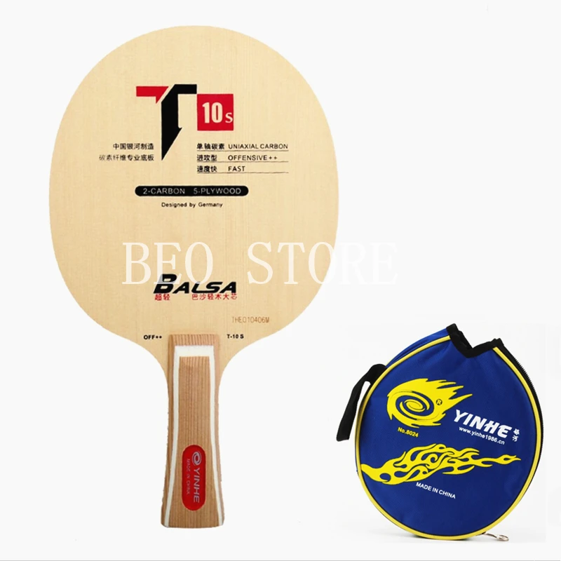 Оригинальное углеродное лезвие для настольного тенниса Galaxy Yinhe T10S T-10S Cypress Balsa для пинг-понга