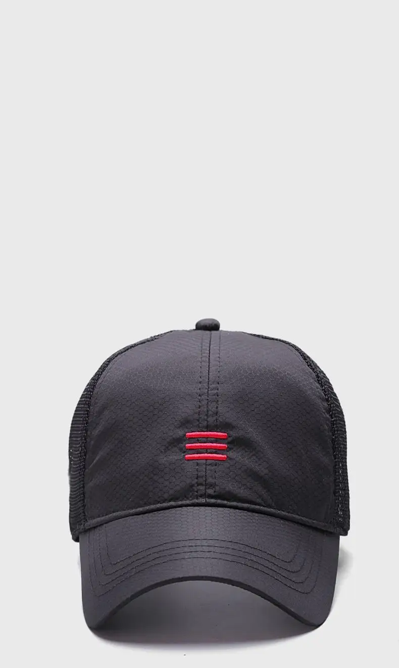 Oversize Big Head Man Plus Size Baseball Cap Spring Summer Thin Fabric Mesh Sun Hat Male Snapback M 55-59cm L 60-64cm