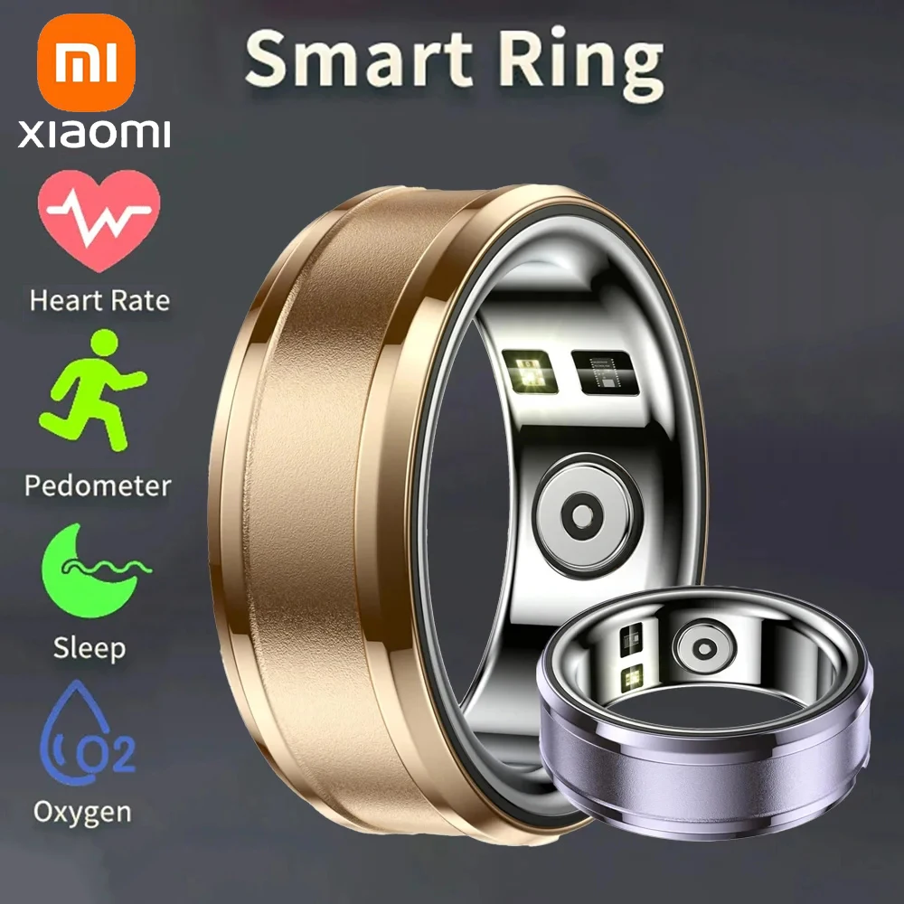 

Xiaomi New R3 Smart Ring Bracelet Heart Rate Monitoring Waterproof Blood Oxygen Sleep Sport Health Tracker Finger Digital Ring