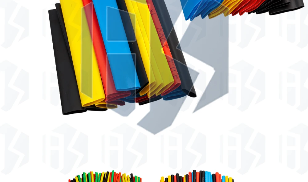 328 Stück Schrumpfschläuche Isolierung Schrumpfschlauch Sortiment 2:1 Schrumpfschlauch Bunte Wrap Draht Kabelhülse DIY Kit – Detail 10