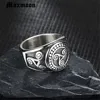 Maxmoon Punk Retro Teen Wolf Midi Ring Triskele Triskelion Allison Argent Stainless Steel Finger Signet Ring For Men Gift 3