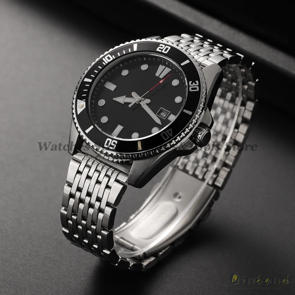 Elegant Stainless Steel Watch Band with Folding Buckle and Polished Nine Pearls Design