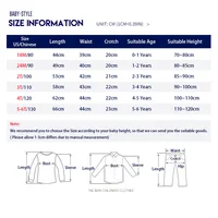 Baby Girls Boys Pants Kids High Waist Cotton Big PP Pant Spring and Autumn Girl Leggings Trousers Children Clothes 0-6 Years 6