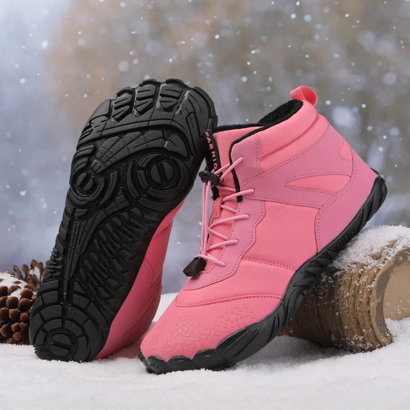 Winter Kids Sneakers Boys Girls Warm Casual Outdoor Shoes For Children Sports Shoes Non-slip Snow Boots