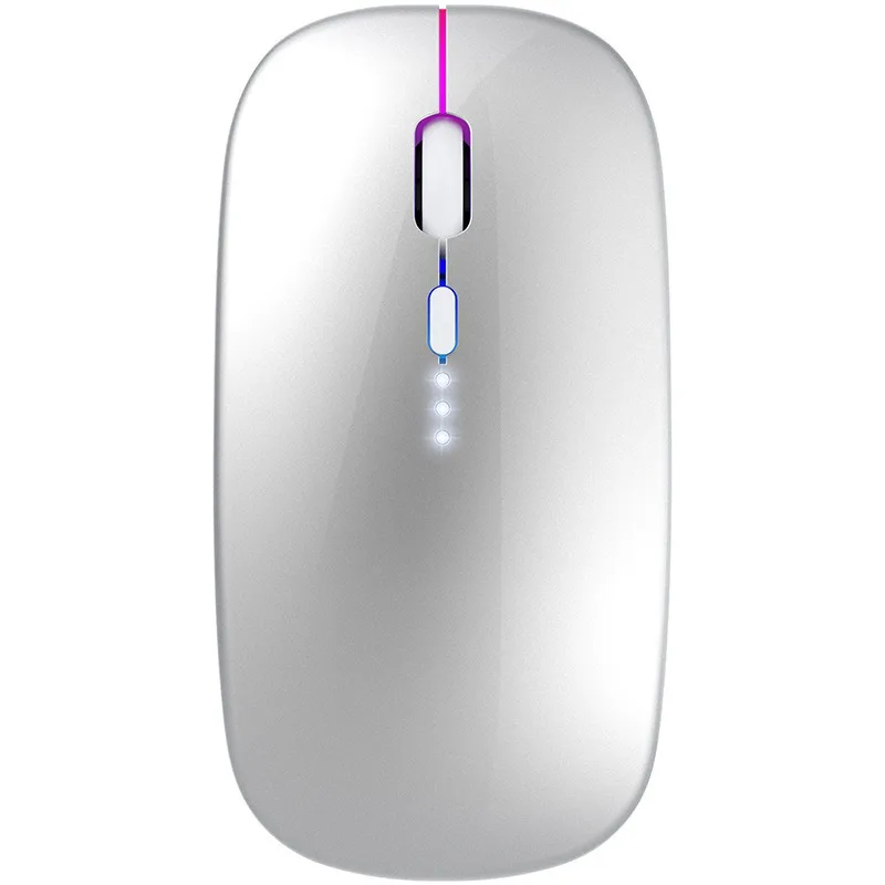 LED Wireless Mouse For Laptop Tablet PC Bluetooth RGB Rechargeable Mouses 2.4G+Bluetooth Silent Mice Backlit Gaming Mouse wireless mouse gaming mouse