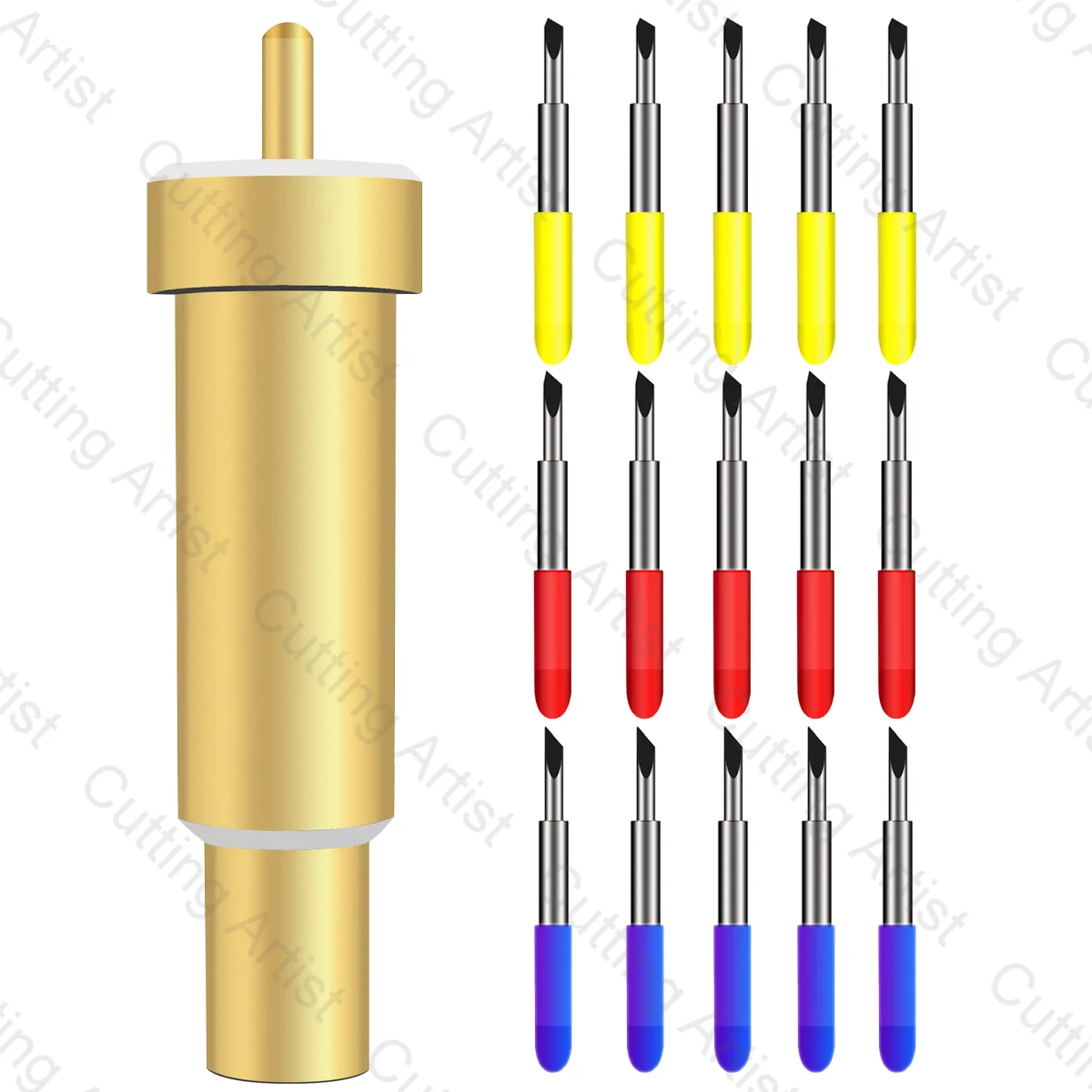 15 Pz 30 45 60 Gradi Lama E 1 Pz Portautensili Per Cricut Maker 3 Cricut Explore 3 2 Air 2 Champagne Gold