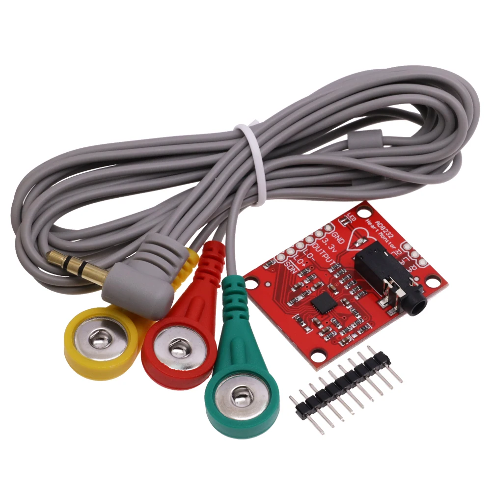 Generic Ad8232 Ecg Physiological Measurement Heart Pulse Single Lead ...