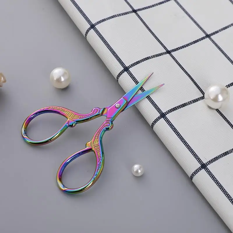 Stainless Steel Gradient Scissors Sewing Fabric Cutter Embroidery Scissors Tailor Scissor Thread Scissor Tools For Sewing Shears