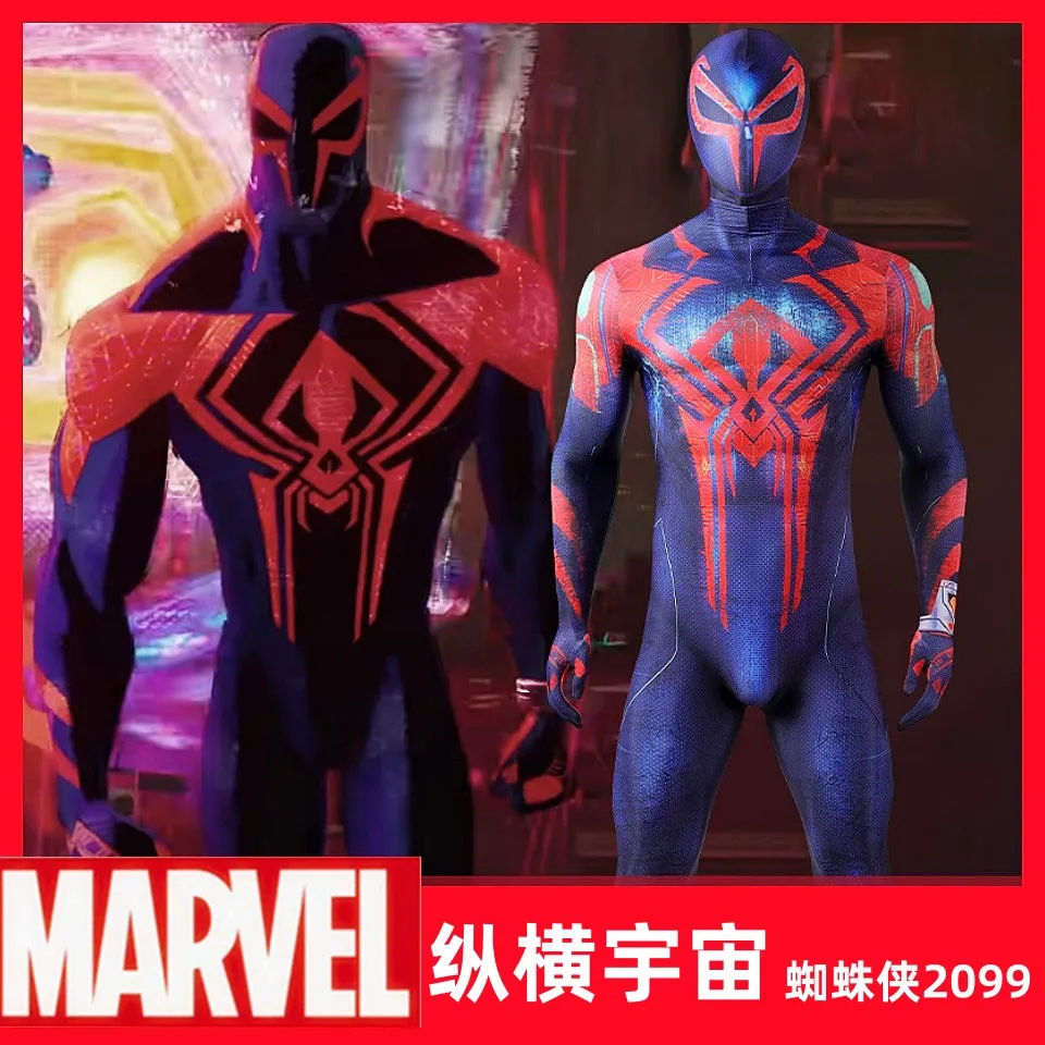 marvel-spider-man-anime-smile-hero-jumpsuit-costume-cosplay-miguel-o'hara-comic-con-props-batterie-halloween-cadeau-adulte-2099