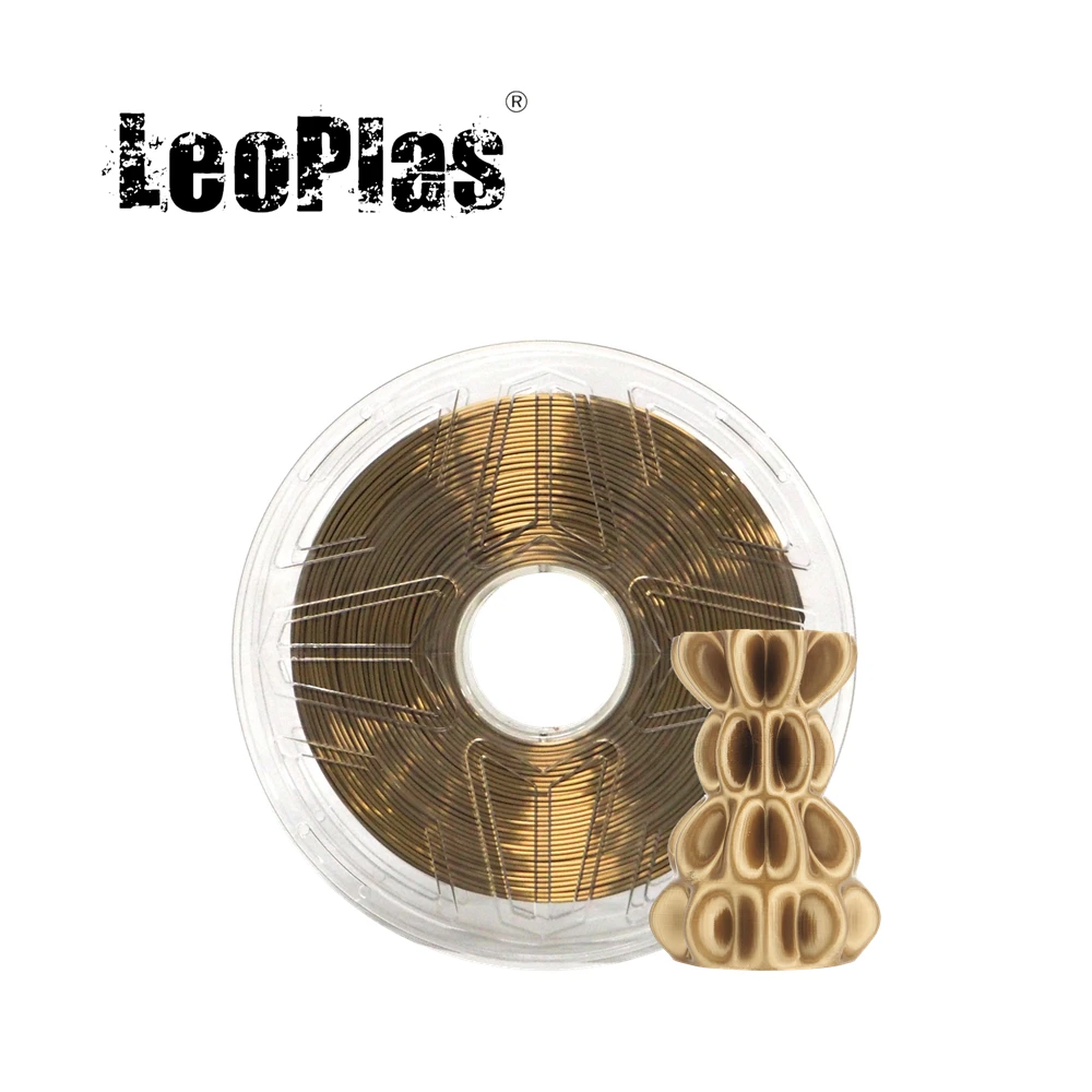 

LeoPlas Бронзовый ультра Шелковый PLA-наполнитель 1,75 мм 1 кг для FDM 3d-ручки принтера, расходные материалы для печати, пластиковый материал