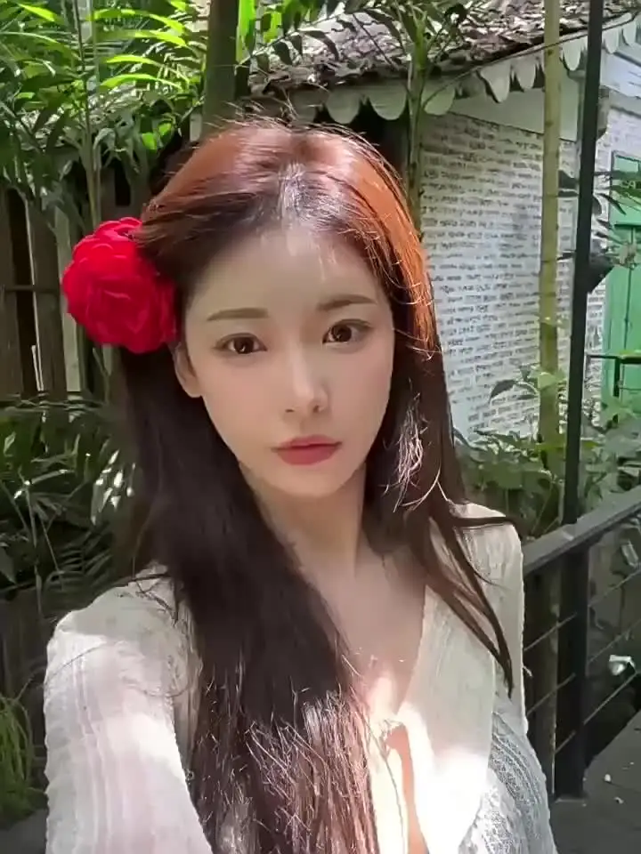 Iwobi 2 Pièces Rose Pince À Cheveux Fleur Femmes Rose Fleur, Accessoire Casque Pour Les Femmes Filles Mariage Nuptiale (Rouge