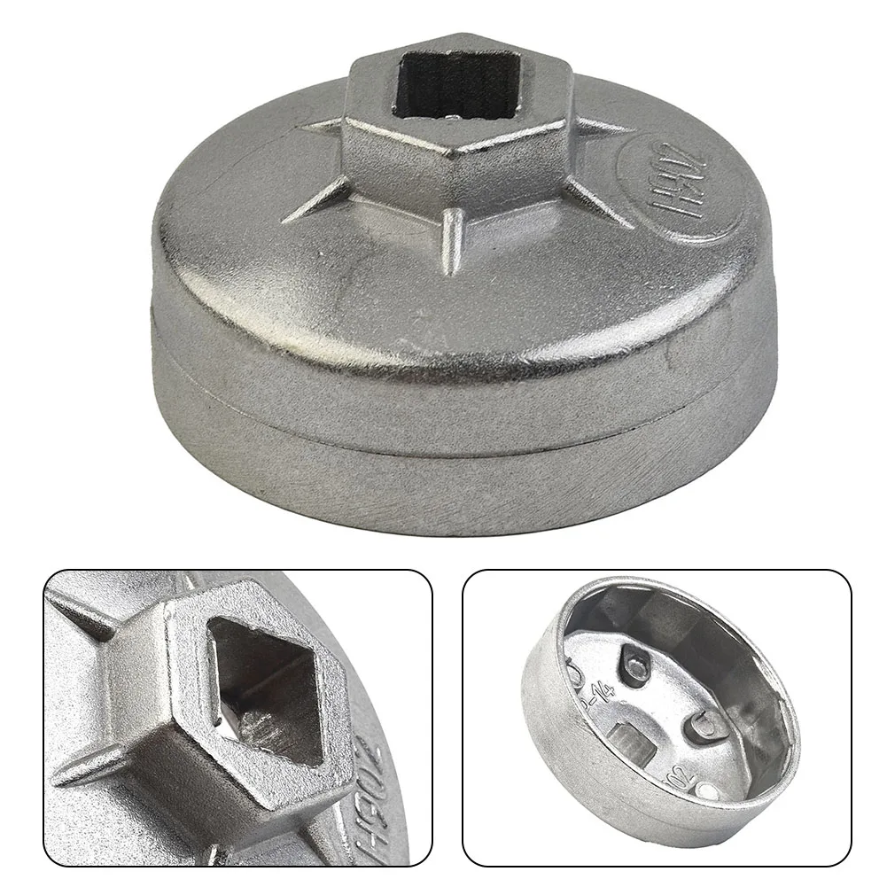 

1PC 1/2" Square 65-79mm Oil Filter Wrench Cap Housing Tool Remover 14/15 Flute Universal Filter Wrench Hand Tool 901 902 903 904