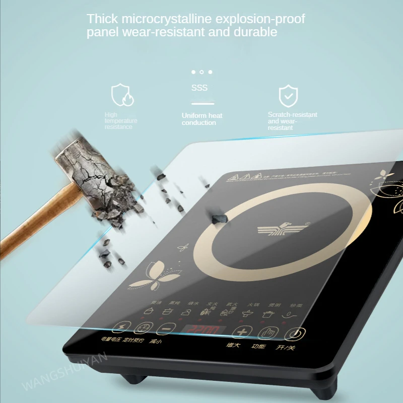 Electric Induction Cooker Waterproof High Power Magnetic Induction Cooker Intelligent Hot Pot Stove Cooktop induction cooker