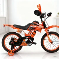 Vélo de moto tout-terrain pour enfants, vélo transfrontalier de 12/16 pouces pour garçons et filles, équipement de cyclisme durable pour enfants 3
