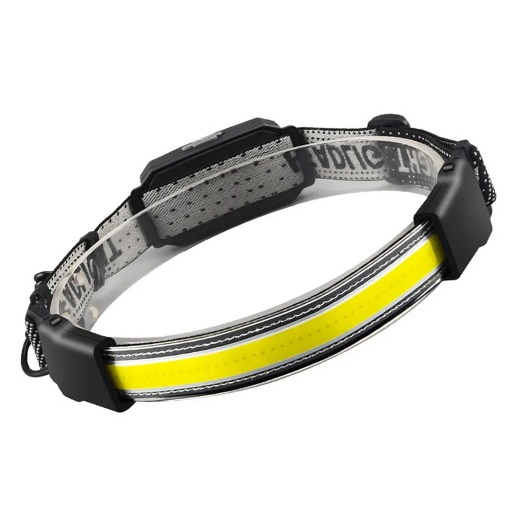 LED-Induktionsscheinwerfer Typ-C-Aufladung tragbarer Outdoor-Lauf- und Fahrradlampenkopf tragbares Angellicht_voghion.com