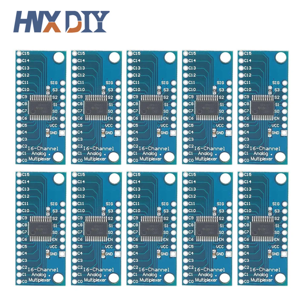 10pcs/ lot CD74HC4067 16-Channel Digital Multiplexer Breakout Board Module For