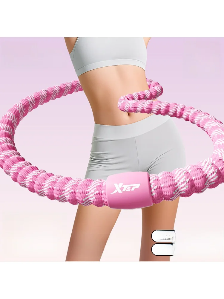 XTEP 소프트 훌라후프 여성용 복부 슬리밍 헤비듀티 허리 부상 방지 지방 연소 도구 신제품 2026 봄 피트니스 장비