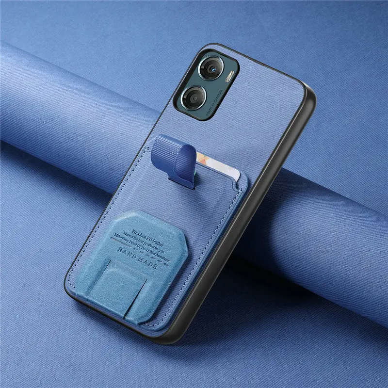 Leather Card Stand Cover - Premium Back Case