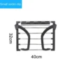 Stainless Steel Balcony Drying Shoe Rack Folding Window Diaper Drying Rack Laundry Clothes Dryer Portable Towel Storage Rack 6