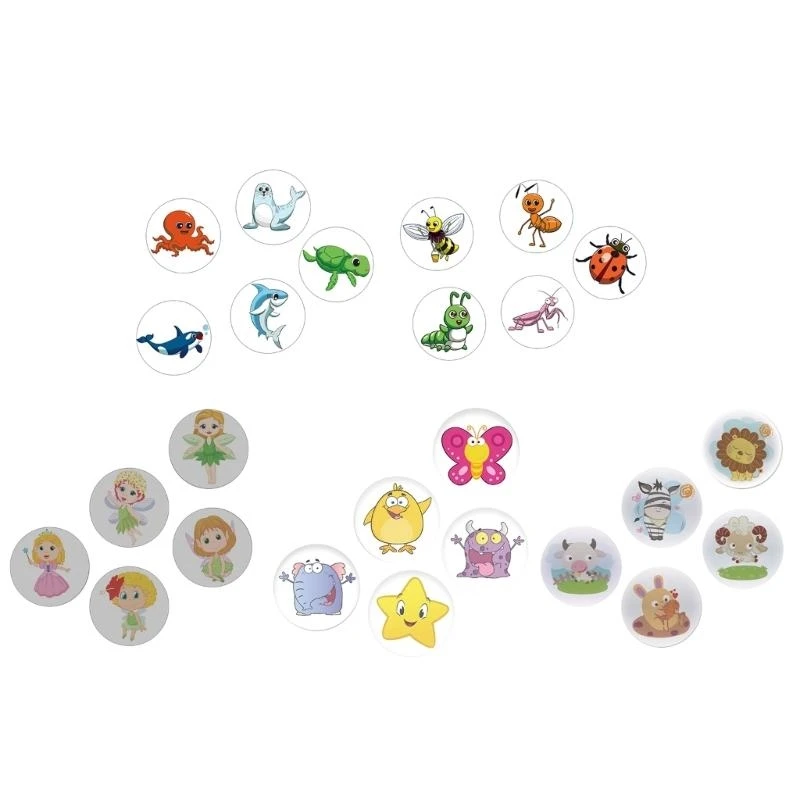 Reusable Potty Targets Sticker Color Changing Pee Targets for Kid Training use