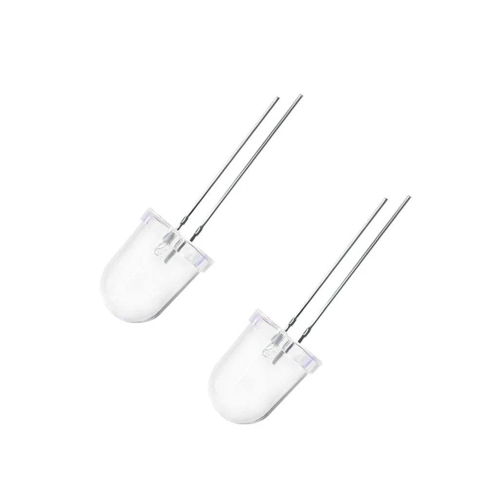 10pcs transparent led diode 10mm white red yellow blue green led lights