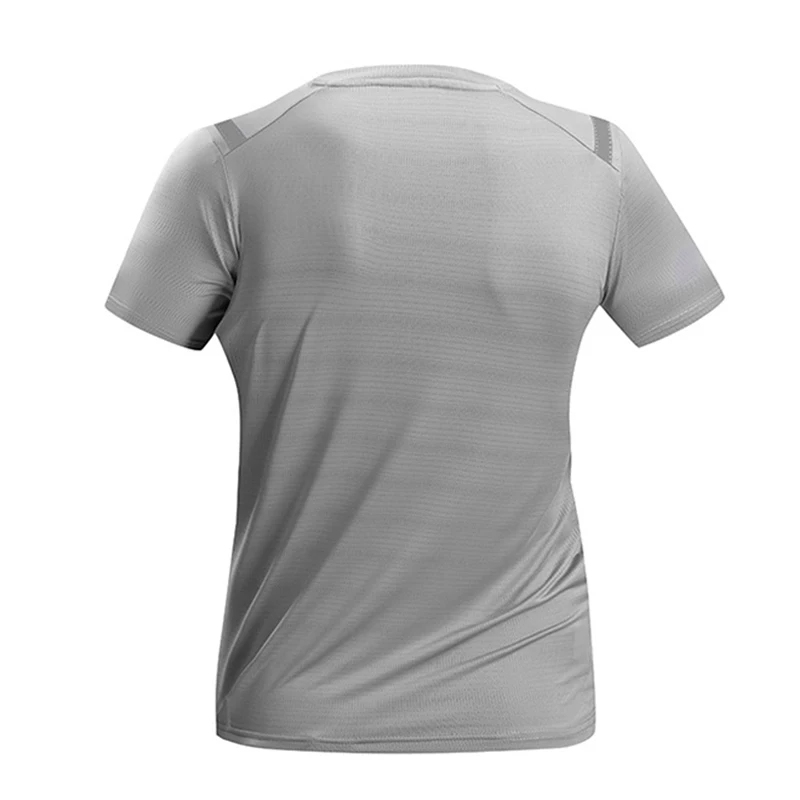 CHRLCK الرجال تشغيل التجفيف السريع تي شيرت تنفس ال...