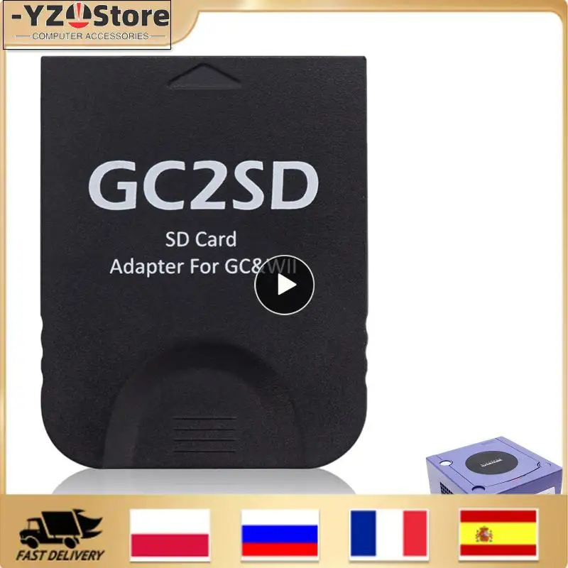 Adattatore Per Scheda Adattatore Per Scheda Sd Per Console Gamecube E Wii Adattatore Per Scheda Di Memoria Sd Sd2Sp2 Per Gamecube Wii