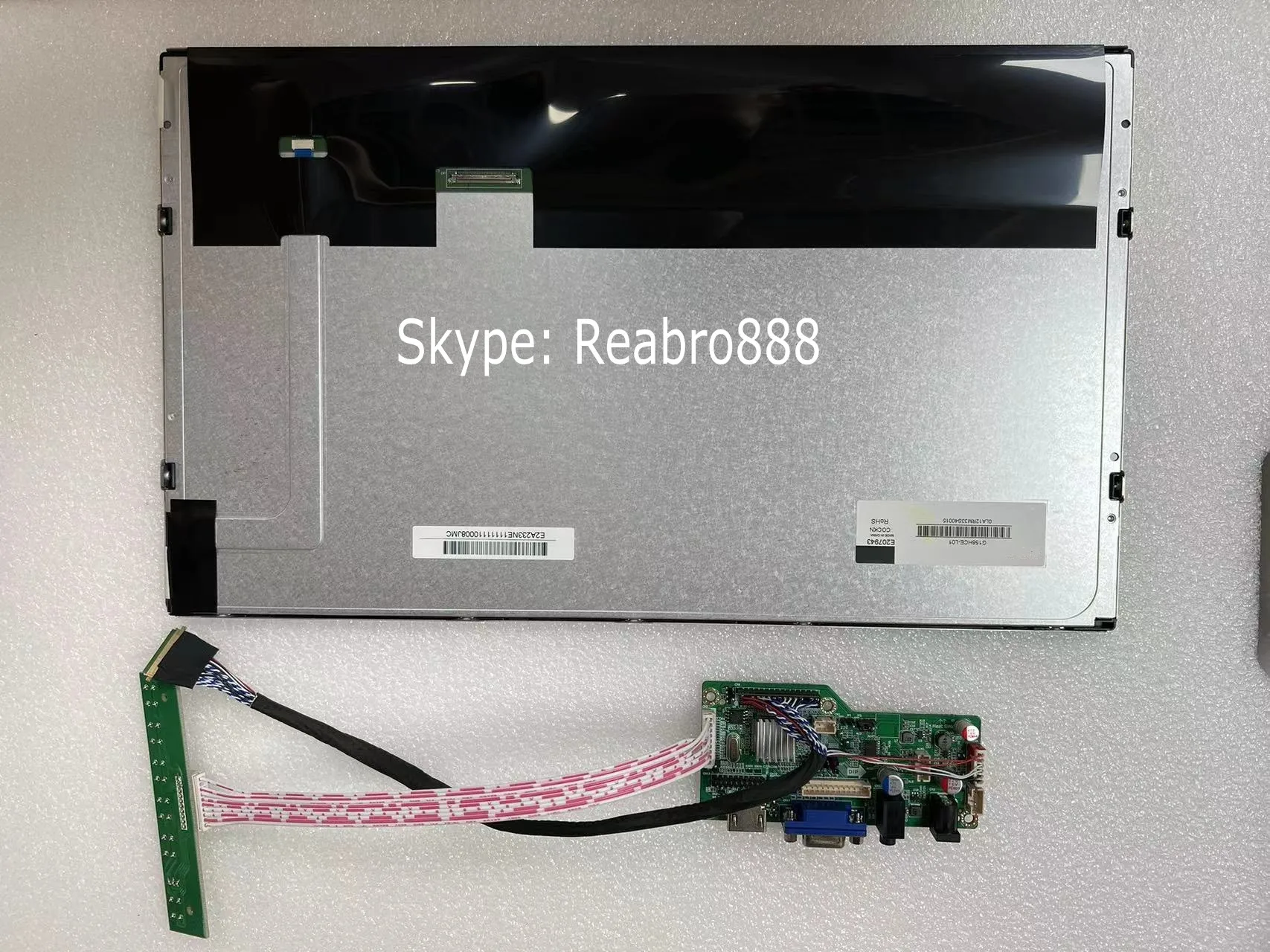 G156HCE-L01 IPS 산업용 LCD 스크린 디스플레이 패널, 15.6 인치, 1920x1080