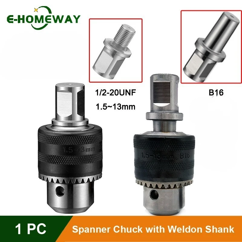 1.5-13mm Capacity Drill Chuck Adapter Quick Change Converter with