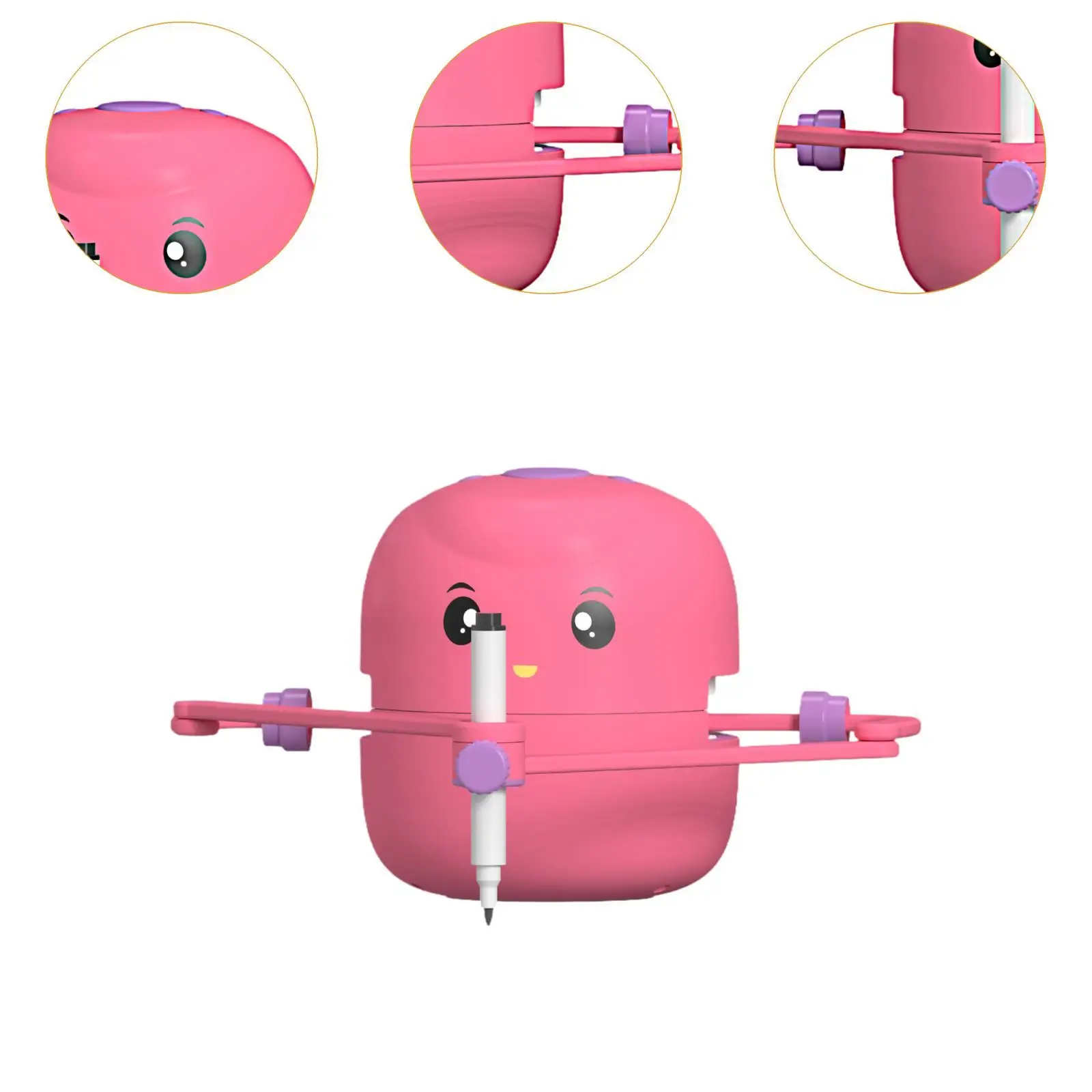 Kids Drawing Robot Cute Creative Preschool Game Portable Interactive Educational Learning Toy for Boys Girls Children Gift