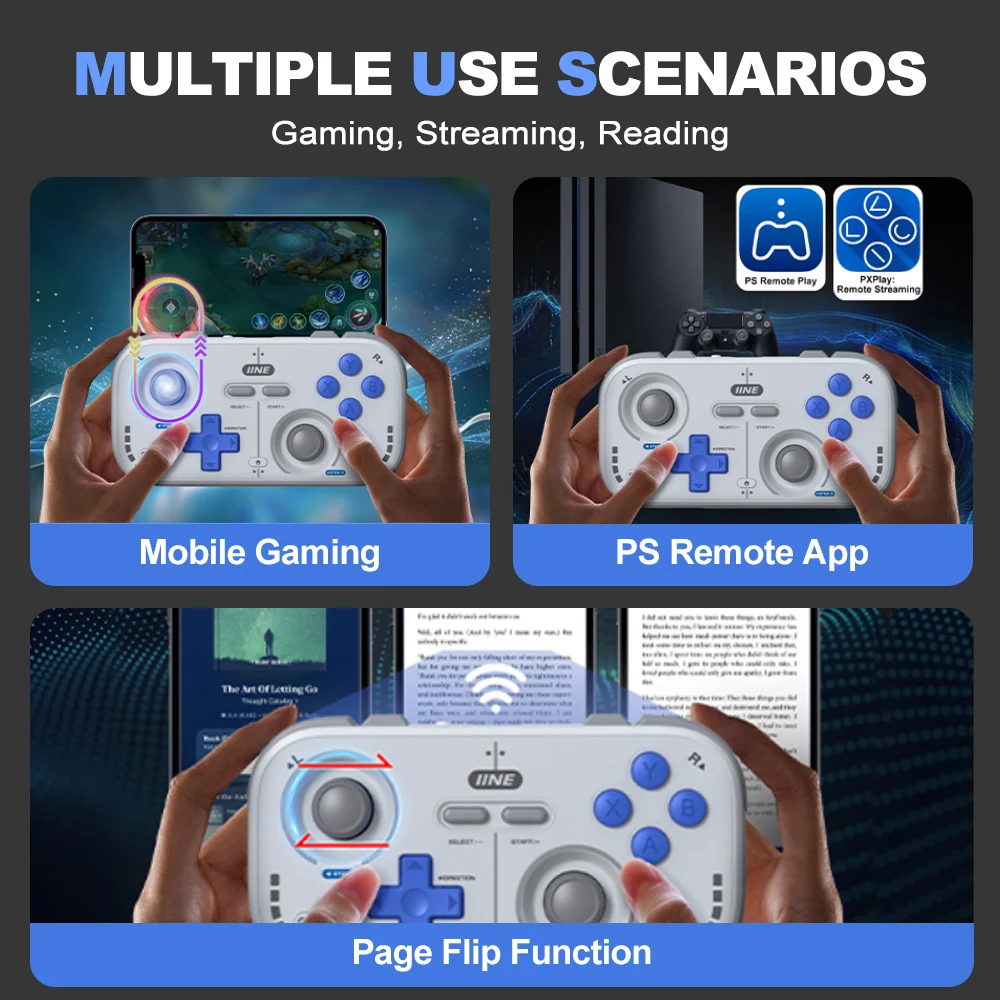 Universal Retro Gaming Controller - Wireless Gamepad for Versatile Platforms