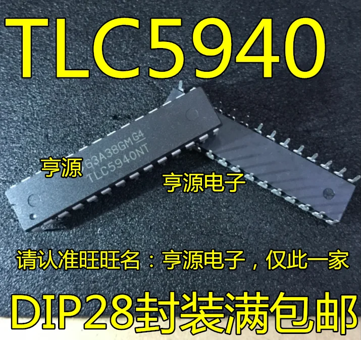 

2pcs original new TLC5940N TLC5940 TLC5940NT DIP-28